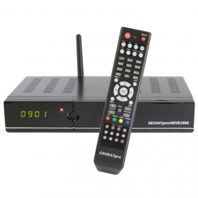GEOSATpro HDVR3500 DVBS S2 Satellite Receiver PVR IPTV XBMC WiFi Media Player