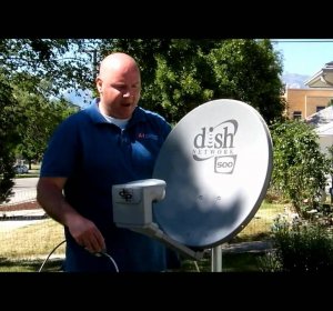Align DIRECTV satellite dish