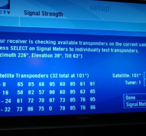 DirecTV Searching for satellite signal
