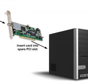 Satellite TV card for PC