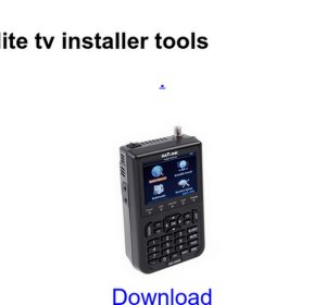 Satellite TV Installation Tools