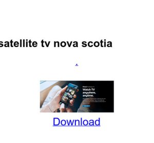 Satellite TV Nova Scotia